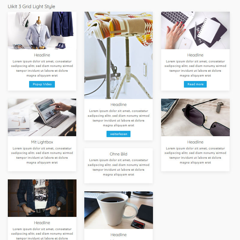 Uikit 3 Grid