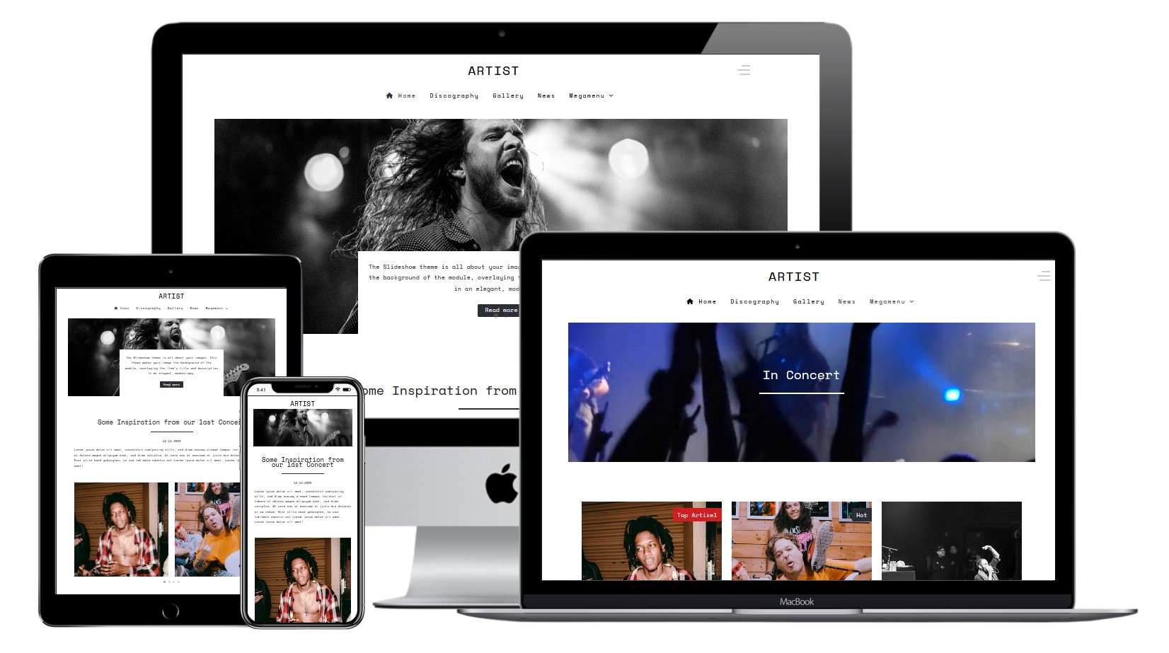 Joomla Template Artist