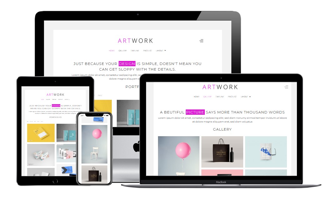 Joomla Template artworks