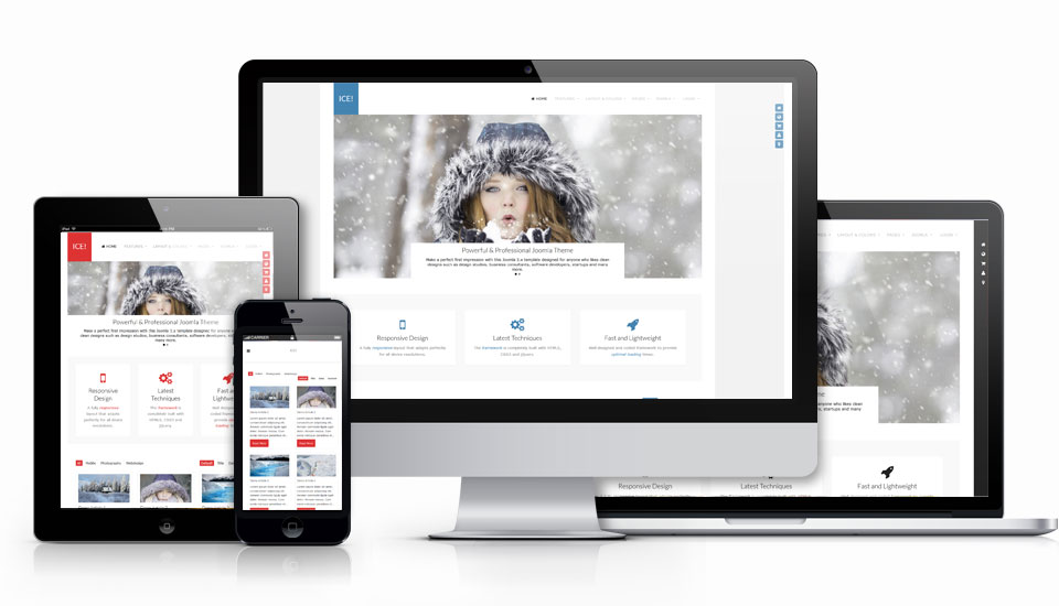 Joomla Template Ice