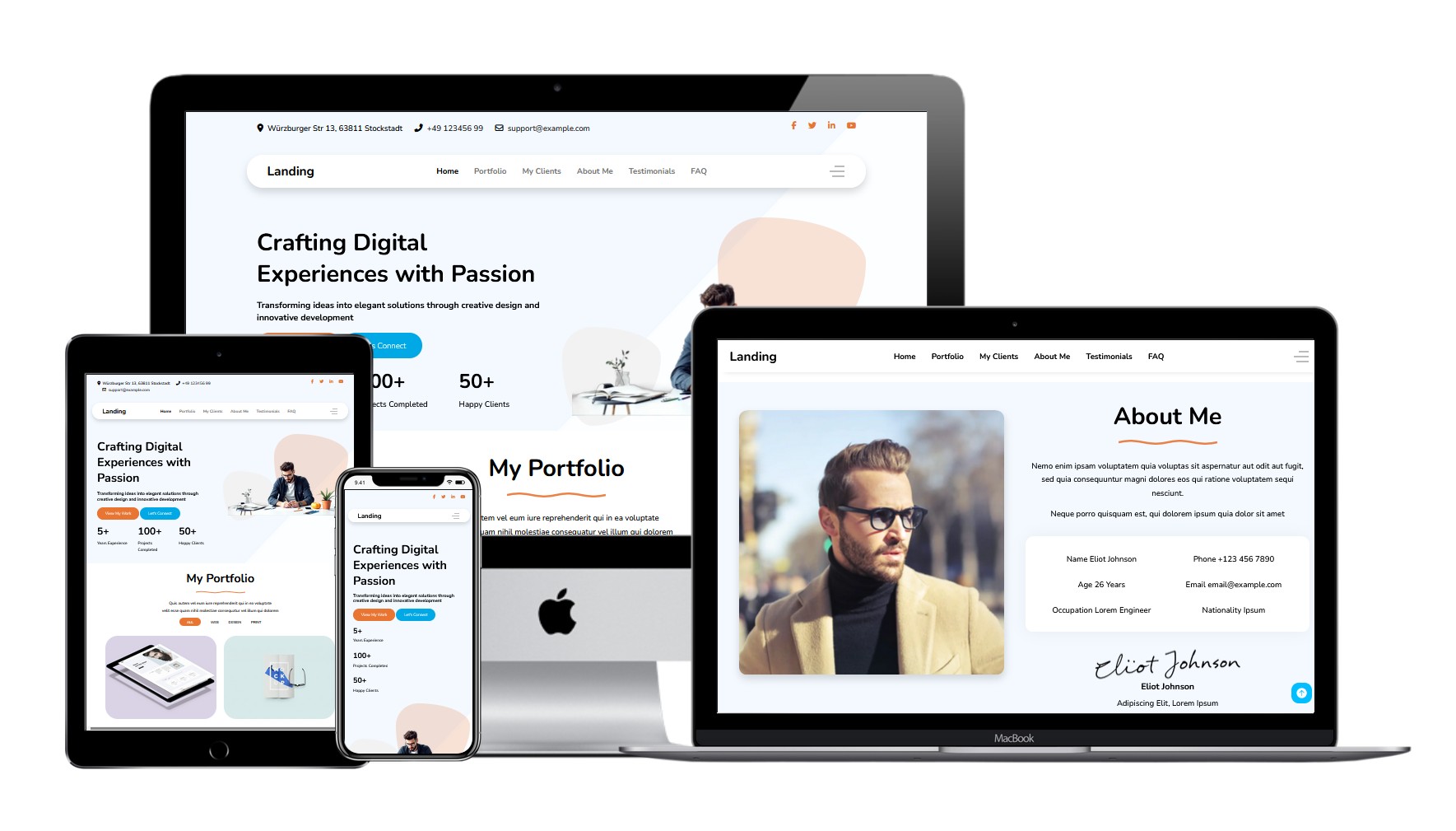 Joomla Template Landing