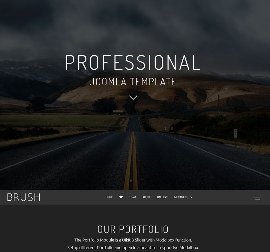 Joomla Template Brush