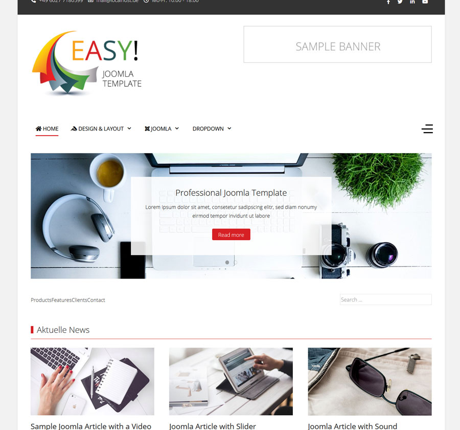 Joomla Template Easy