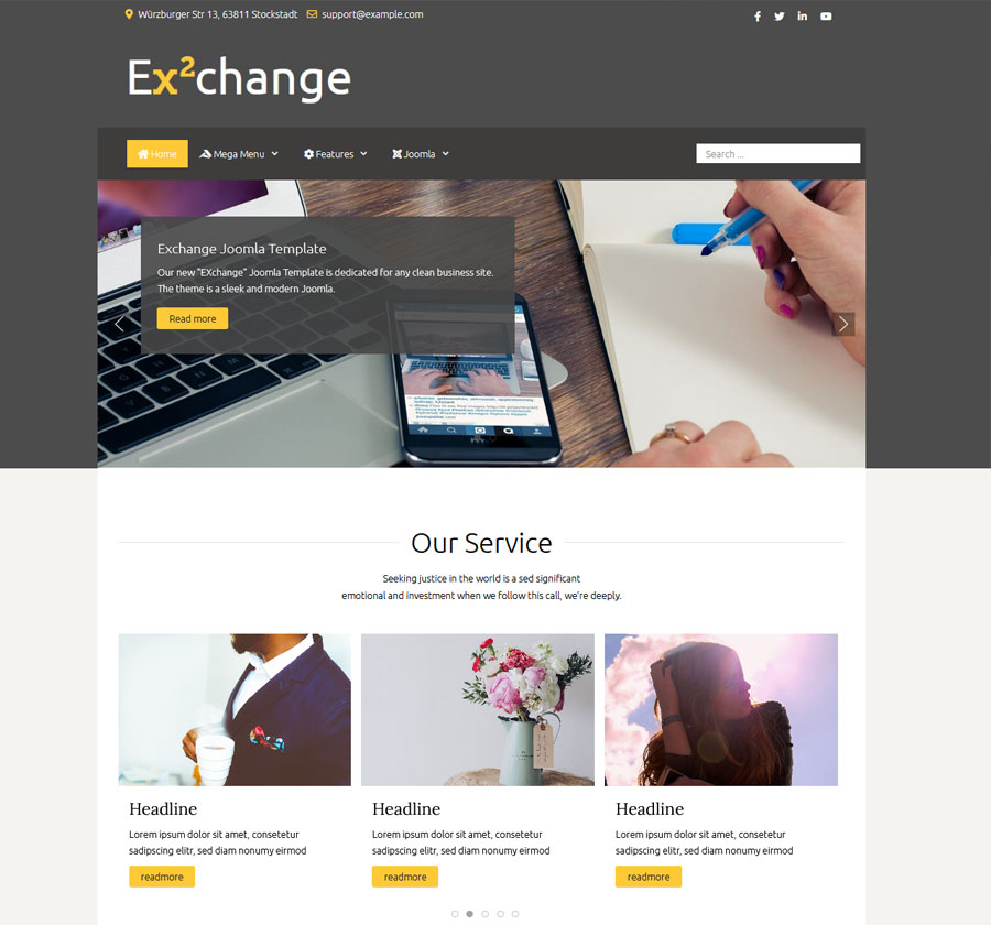 Joomla Template Exchange