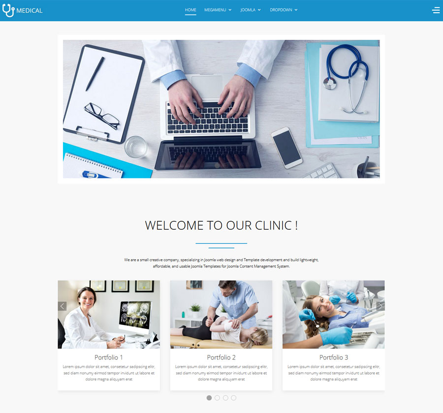 Joomla Template Medical