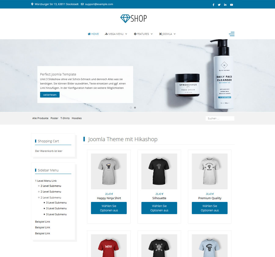 Joomla Template Shop